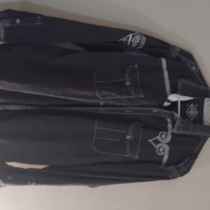 Affliction button up shirt